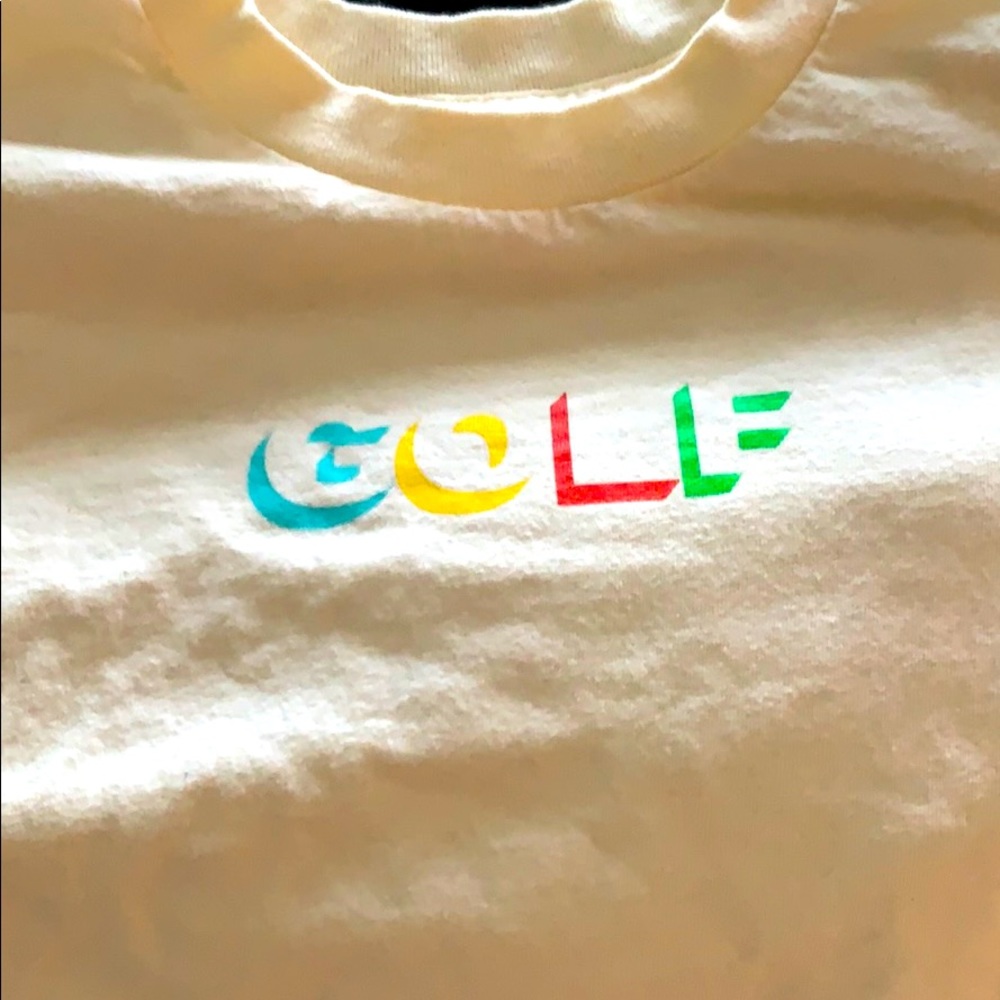 Golf cropped tee